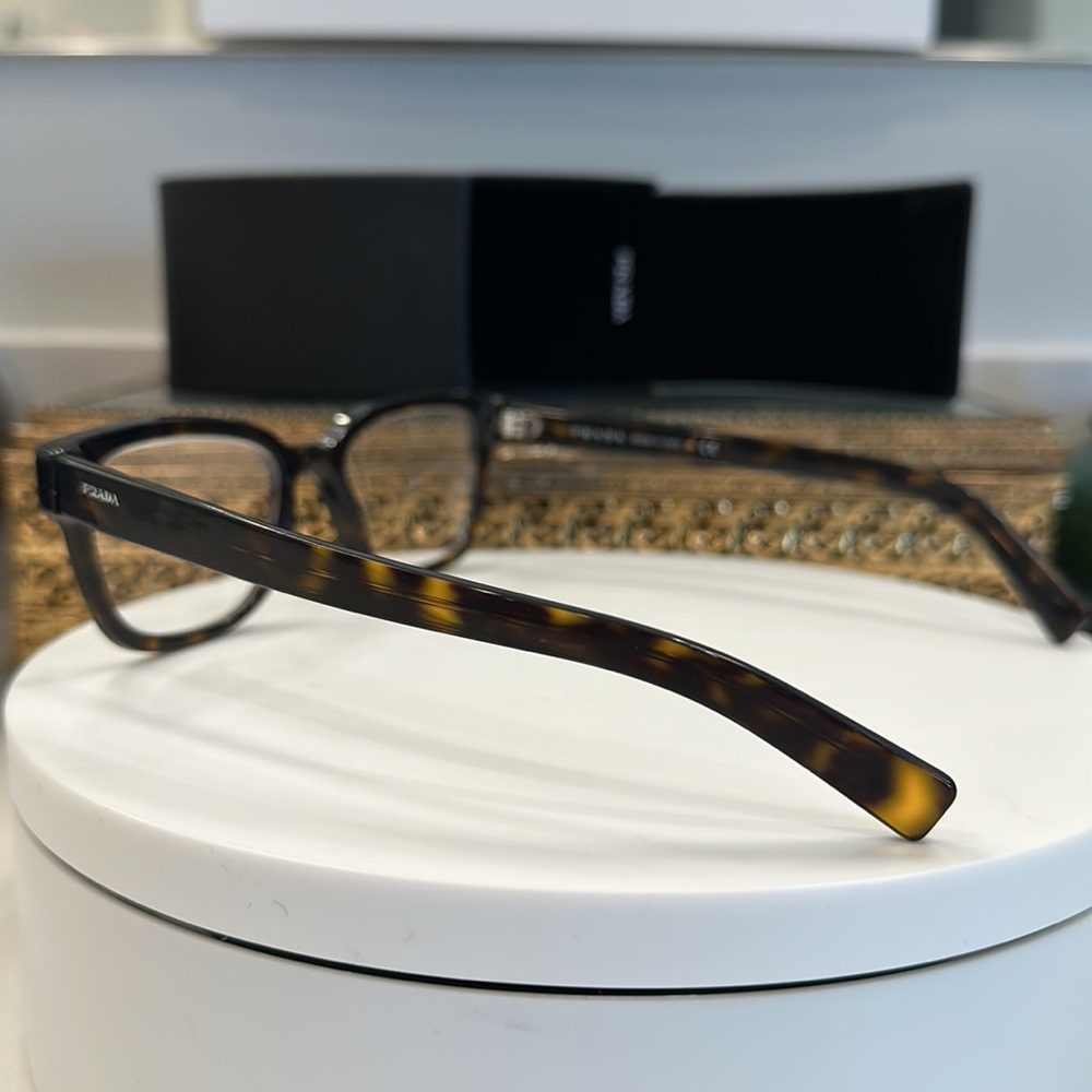 Prada **Rx** Tortoiseshell Eyeglass Frames - Euc … - image 6